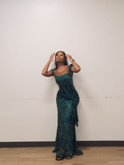 AlkeBULANPrints Product: Ethereal Elegance Gown