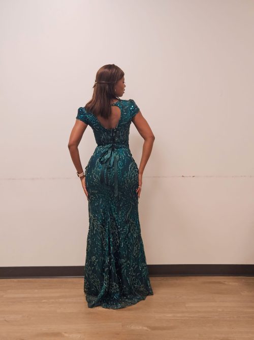 AlkeBULANPrints Product: Ethereal Elegance Gown 2
