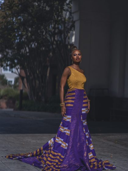 AlkeBULANPrints Product: Kente Charm Original Gown
